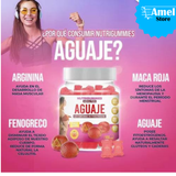 GOMITAS DE AGUAJE PARA AUMENTAR GLUTEOS, CADERAS Y SENOS.